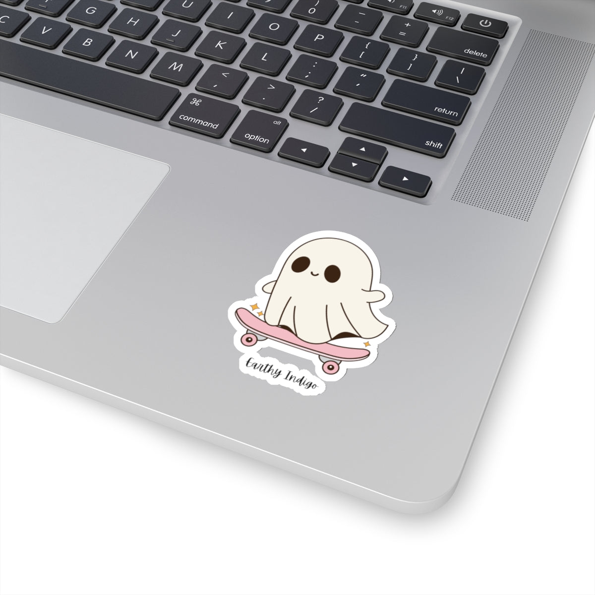 Skateboarding Ghost Sticker